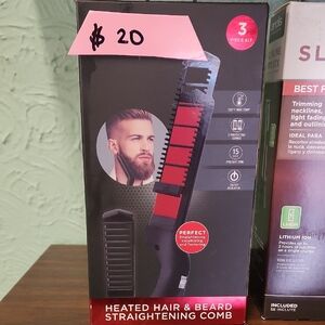 Ardell Black and Red Heated Hair & Beard Comb